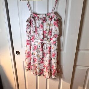 Trixxi Pink Floral Dress